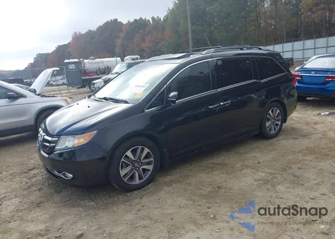 2014 Honda Odyssey Touring/Touring Elite from USA, damaged, VIN 5FNRL5H92EB008365